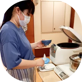 人によって量が違うから量りを使うの大変