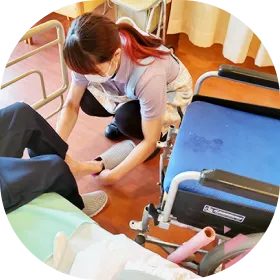 シッカリ靴を履いて起きましょう♪